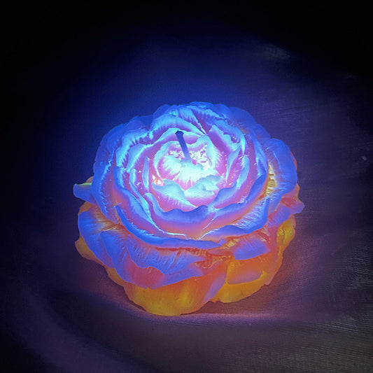 Peony Flower Luminous Fluorescence Low Temperature Candles