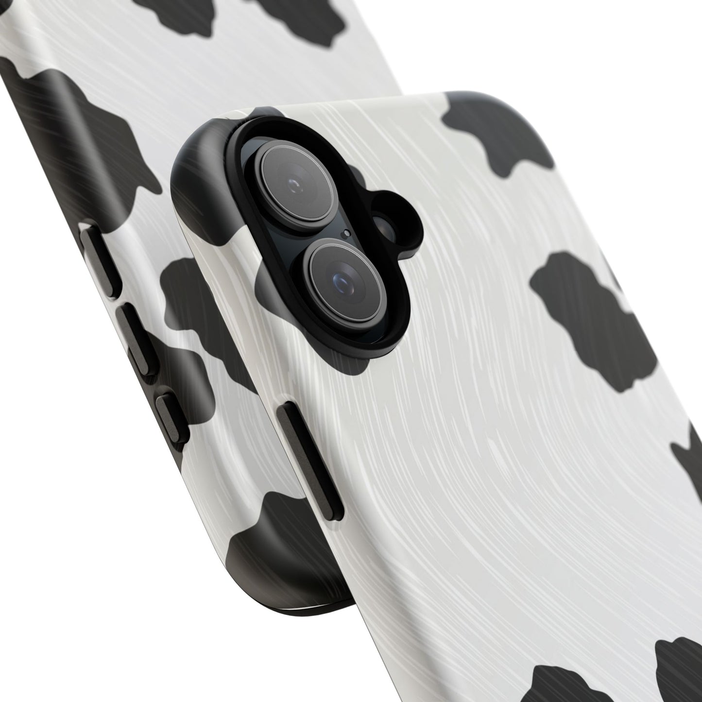 Phone Case, Cow Print Tough Case for iPhone/Samsung, Animal Print Protective Cover, Farmhouse Chic Accessories, Cow Lover Gifts