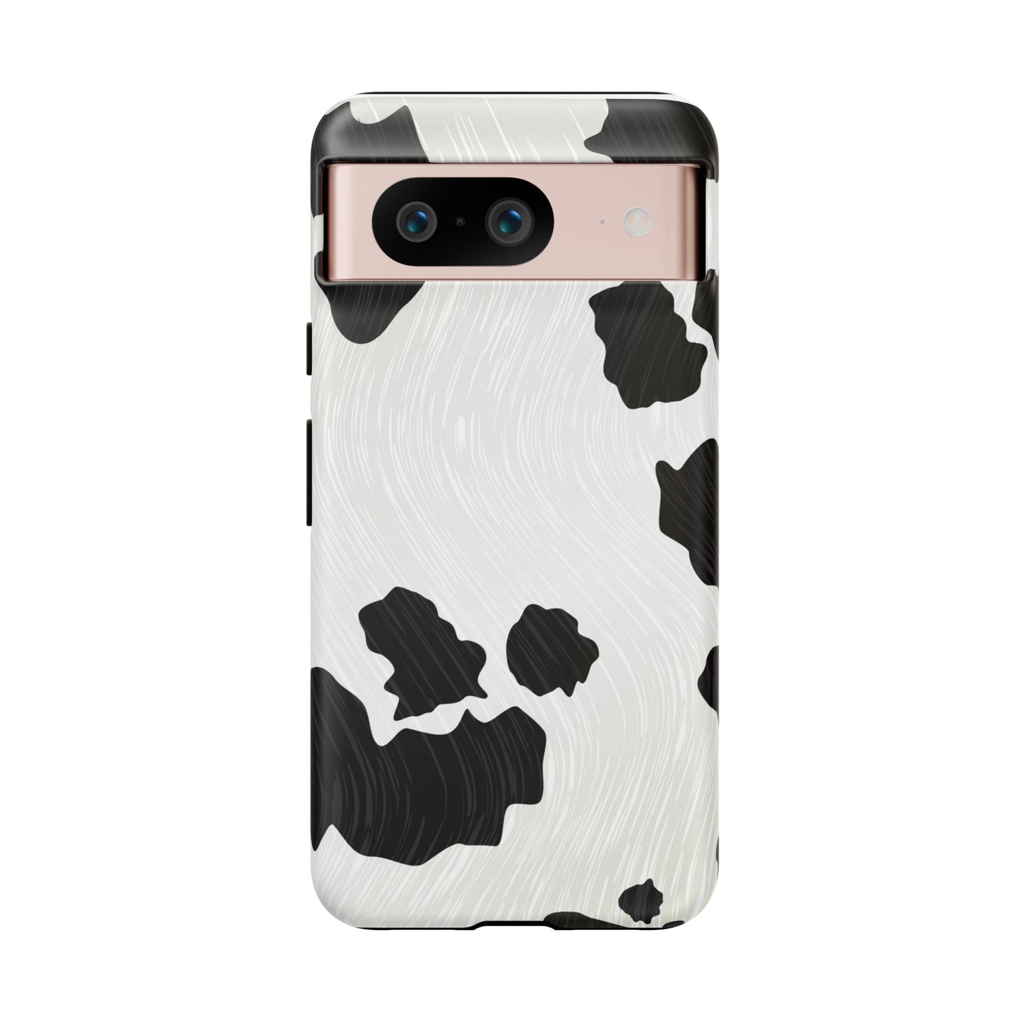 Phone Case, Cow Print Tough Case for iPhone/Samsung, Animal Print Protective Cover, Farmhouse Chic Accessories, Cow Lover Gifts