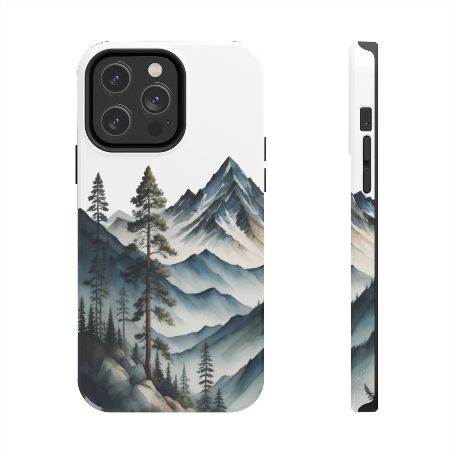 Nature Tough Phone Cases, Mountain and Forest Protective Cover,  Adventure Gift, Wilderness Phone Accessories, Hiking Phone Case,