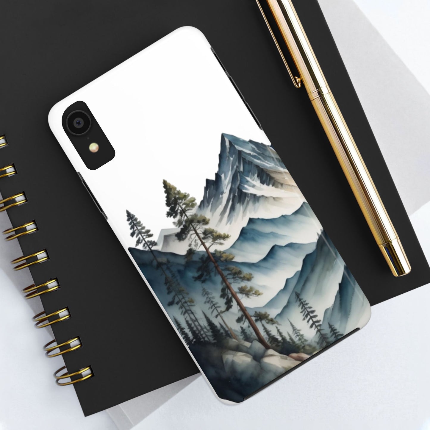 Nature Tough Phone Cases, Mountain and Forest Protective Cover,  Adventure Gift, Wilderness Phone Accessories, Hiking Phone Case,