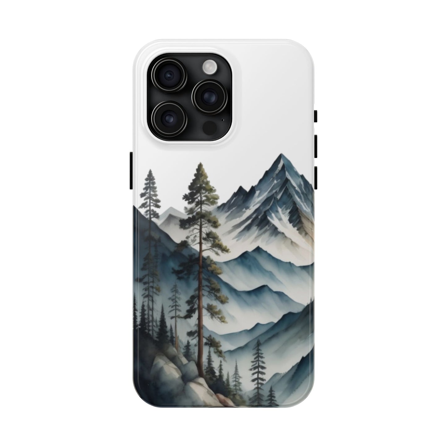 Nature Tough Phone Cases, Mountain and Forest Protective Cover,  Adventure Gift, Wilderness Phone Accessories, Hiking Phone Case,