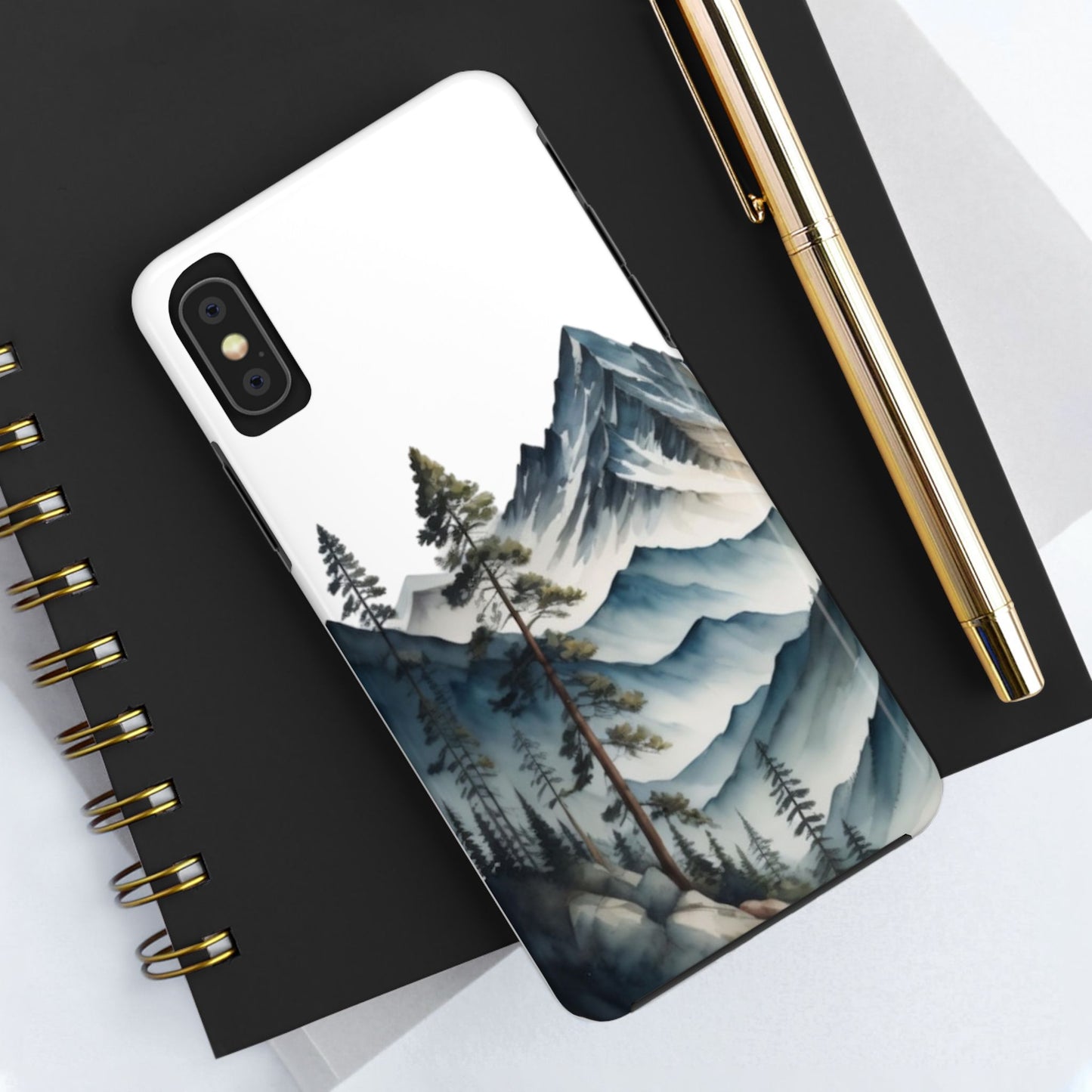 Nature Tough Phone Cases, Mountain and Forest Protective Cover,  Adventure Gift, Wilderness Phone Accessories, Hiking Phone Case,