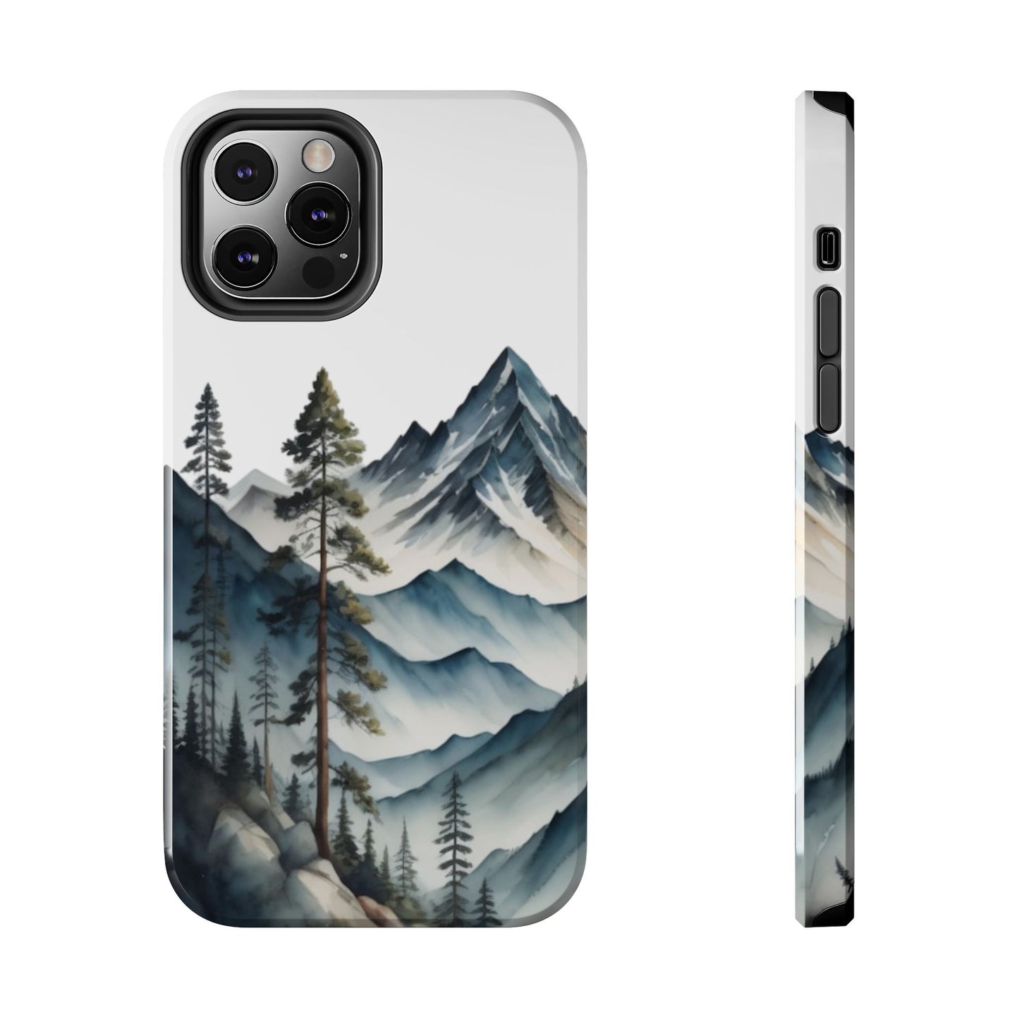 Nature Tough Phone Cases, Mountain and Forest Protective Cover,  Adventure Gift, Wilderness Phone Accessories, Hiking Phone Case,