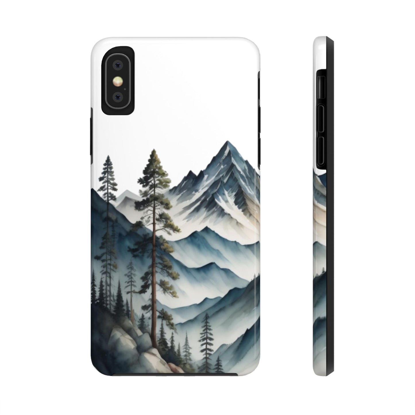 Nature Tough Phone Cases, Mountain and Forest Protective Cover,  Adventure Gift, Wilderness Phone Accessories, Hiking Phone Case,