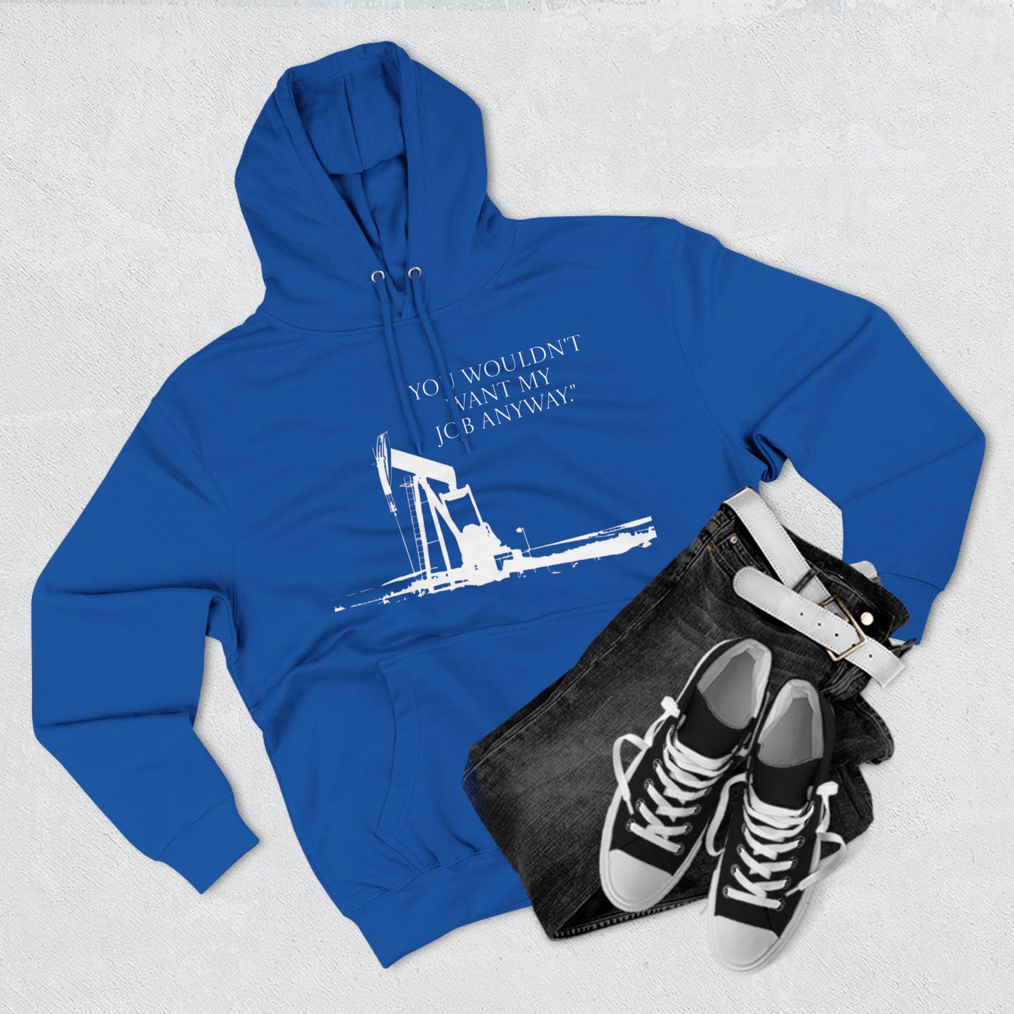 Fleece Hoodie - Oilfield Inspired Design