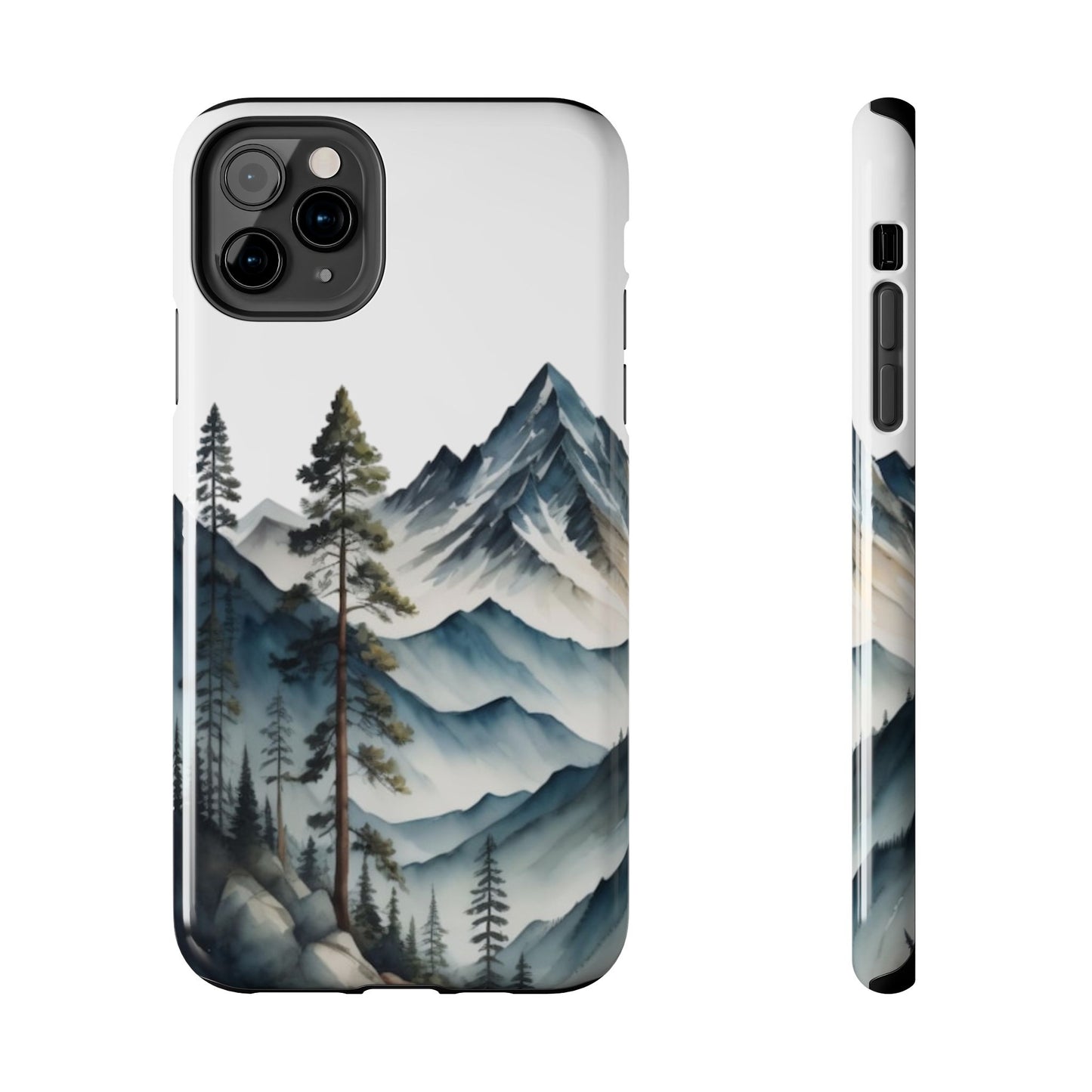 Nature Tough Phone Cases, Mountain and Forest Protective Cover,  Adventure Gift, Wilderness Phone Accessories, Hiking Phone Case,