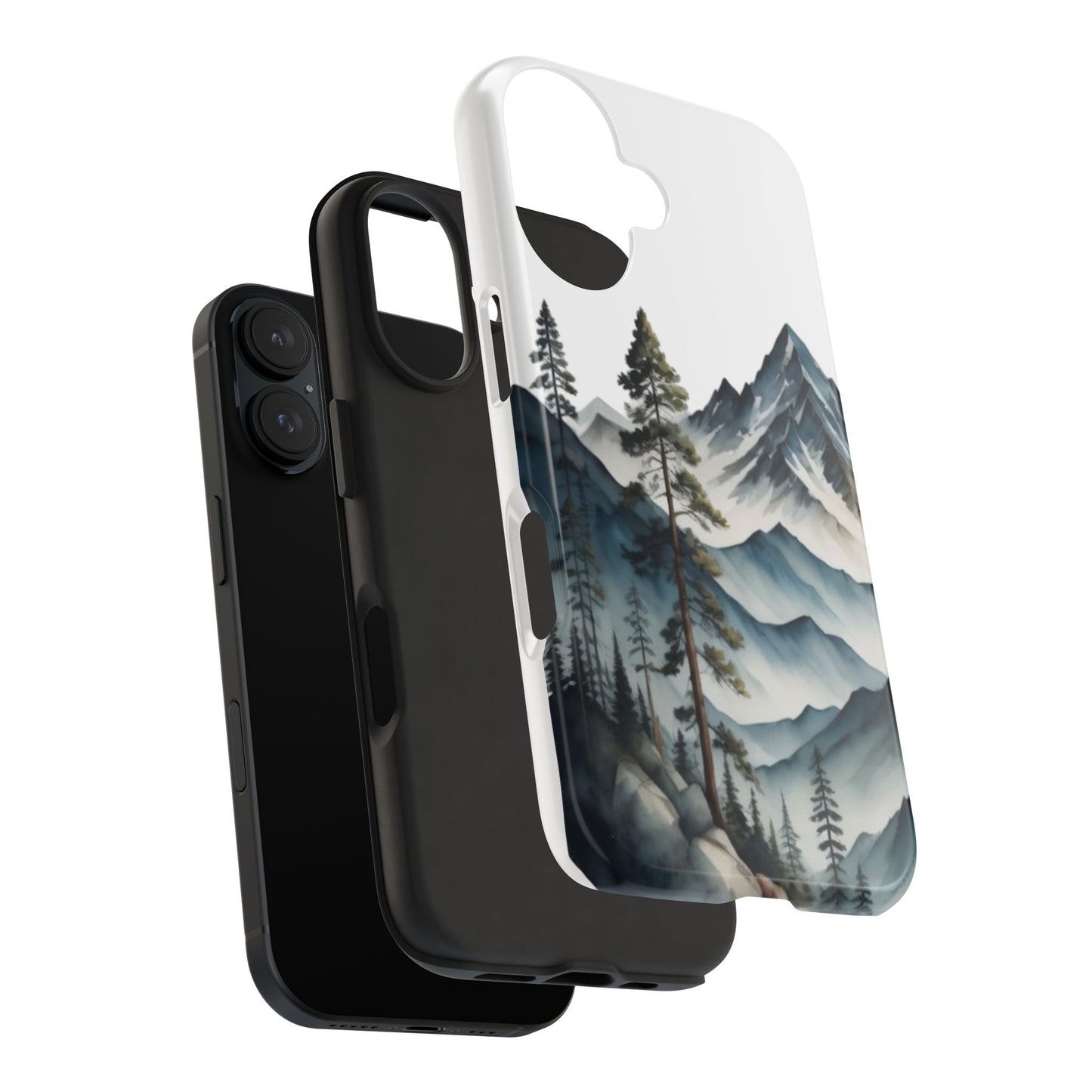 Nature Tough Phone Cases, Mountain and Forest Protective Cover,  Adventure Gift, Wilderness Phone Accessories, Hiking Phone Case,