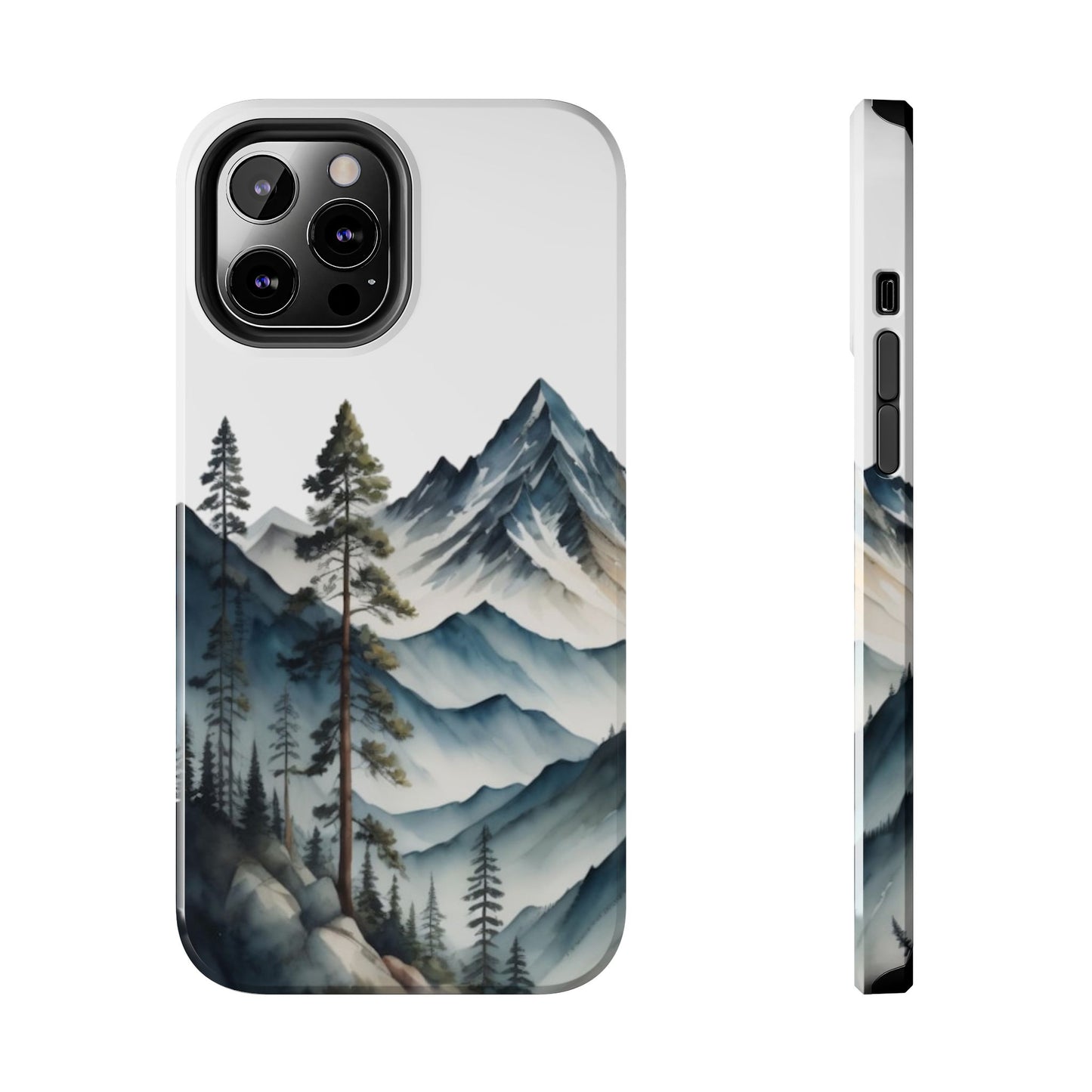 Nature Tough Phone Cases, Mountain and Forest Protective Cover,  Adventure Gift, Wilderness Phone Accessories, Hiking Phone Case,