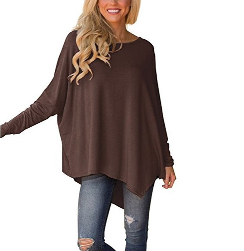 Irregular Loose T-Shirt Bottoming Shirt