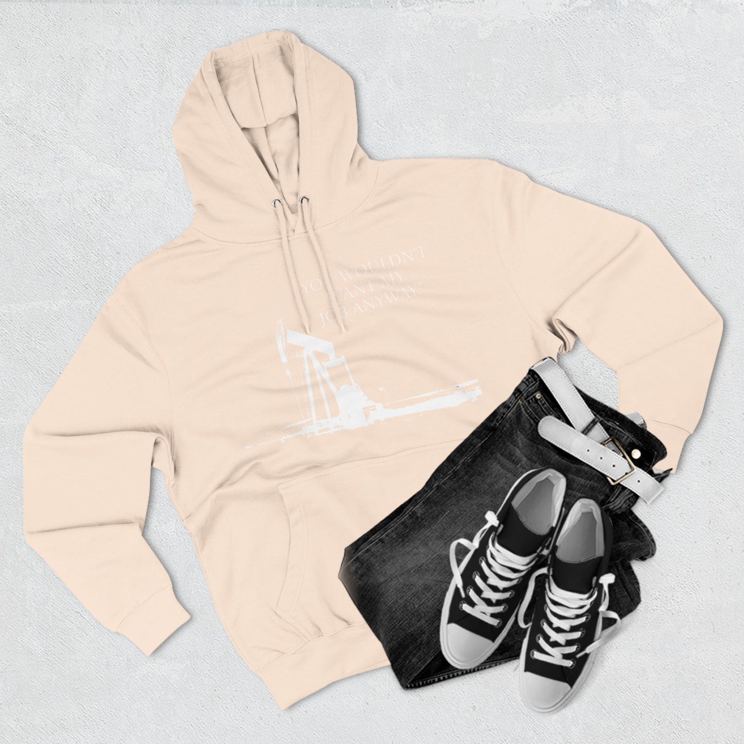 Fleece Hoodie - Oilfield Inspired Design