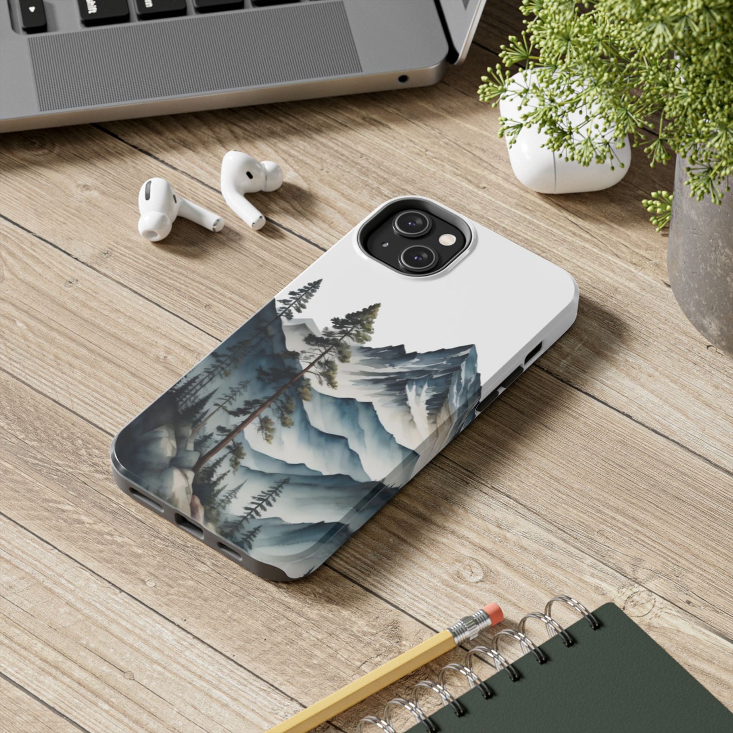 Nature Tough Phone Cases, Mountain and Forest Protective Cover,  Adventure Gift, Wilderness Phone Accessories, Hiking Phone Case,