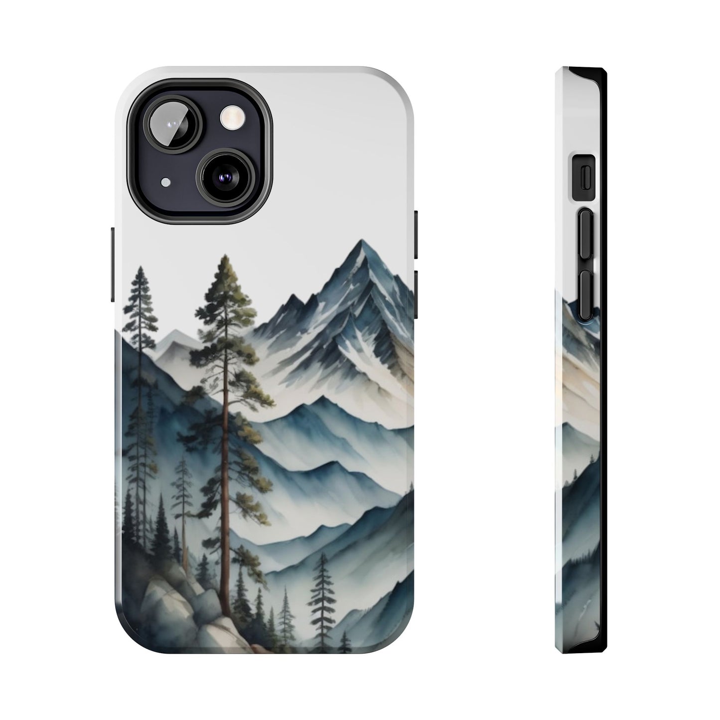 Nature Tough Phone Cases, Mountain and Forest Protective Cover,  Adventure Gift, Wilderness Phone Accessories, Hiking Phone Case,