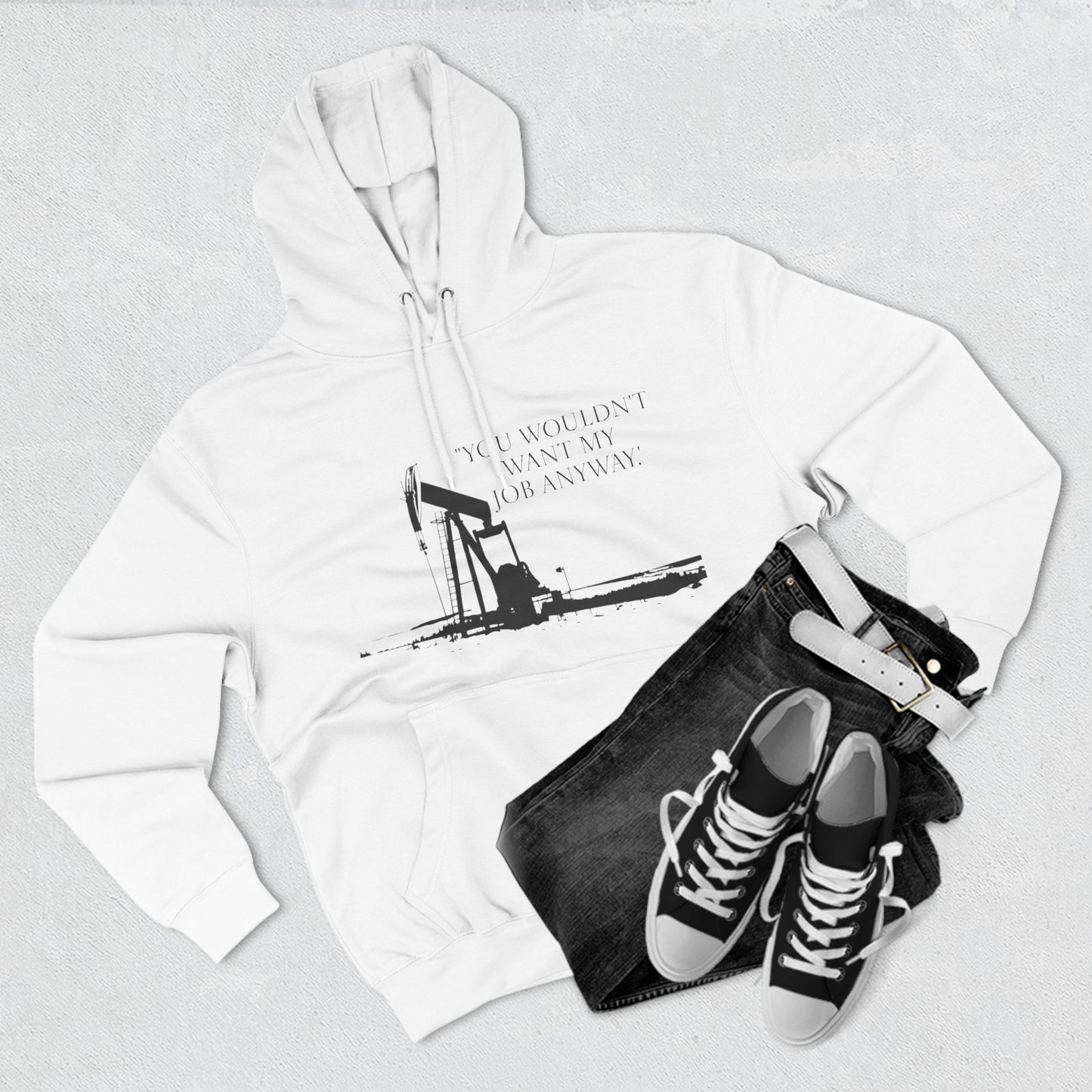 Fleece Hoodie - Oilfield Inspired Design