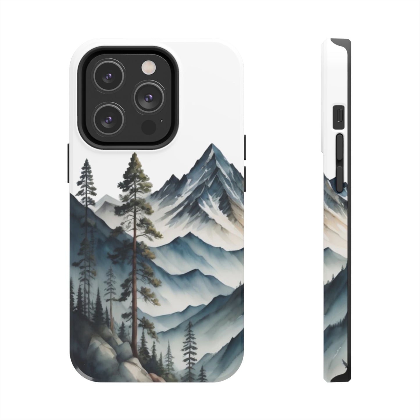 Nature Tough Phone Cases, Mountain and Forest Protective Cover,  Adventure Gift, Wilderness Phone Accessories, Hiking Phone Case,