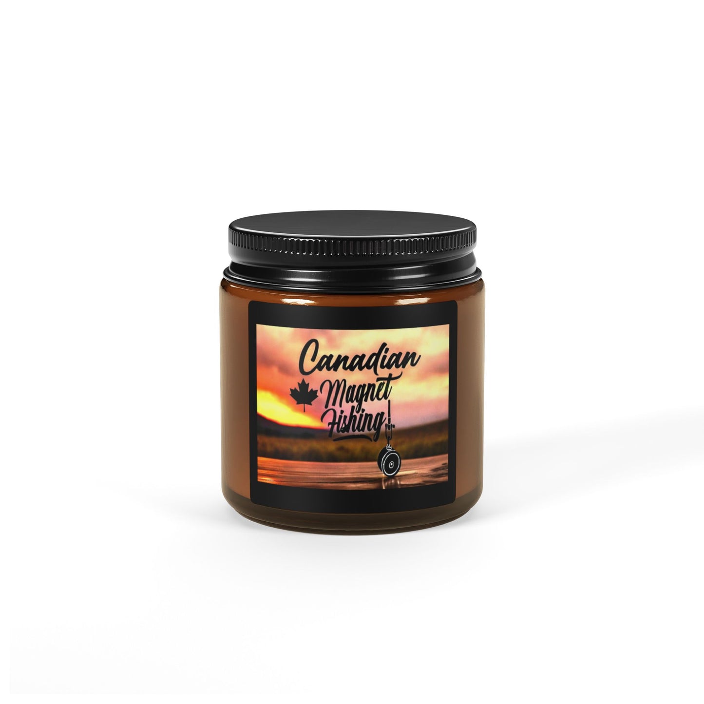 Scented Soy Candle (Multi-Size, Amber Jar)