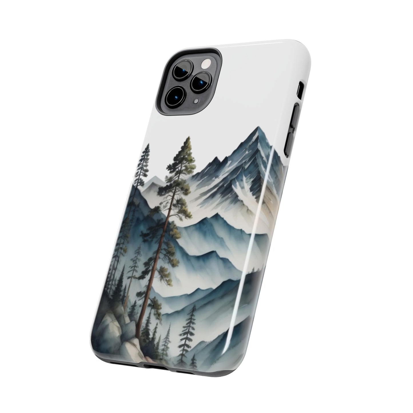 Nature Tough Phone Cases, Mountain and Forest Protective Cover,  Adventure Gift, Wilderness Phone Accessories, Hiking Phone Case,