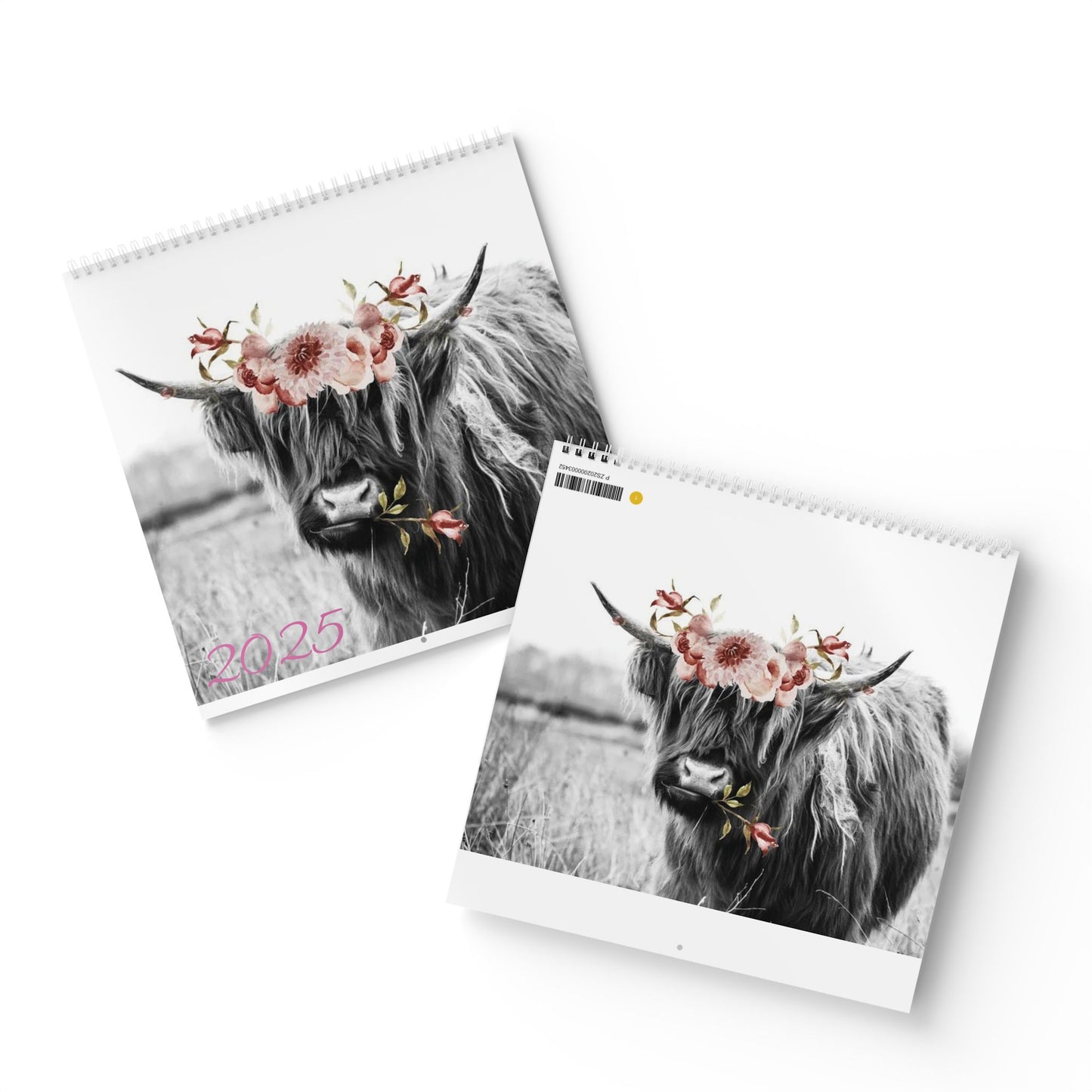 2025 Highland Cow Calendar - Beautiful Scottish Highland Cattle Photos for Your Home or Office