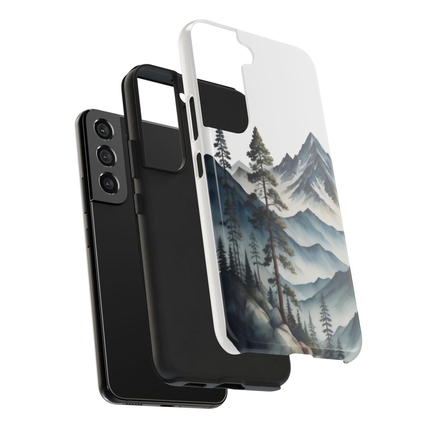 Nature Tough Phone Cases, Mountain and Forest Protective Cover,  Adventure Gift, Wilderness Phone Accessories, Hiking Phone Case,