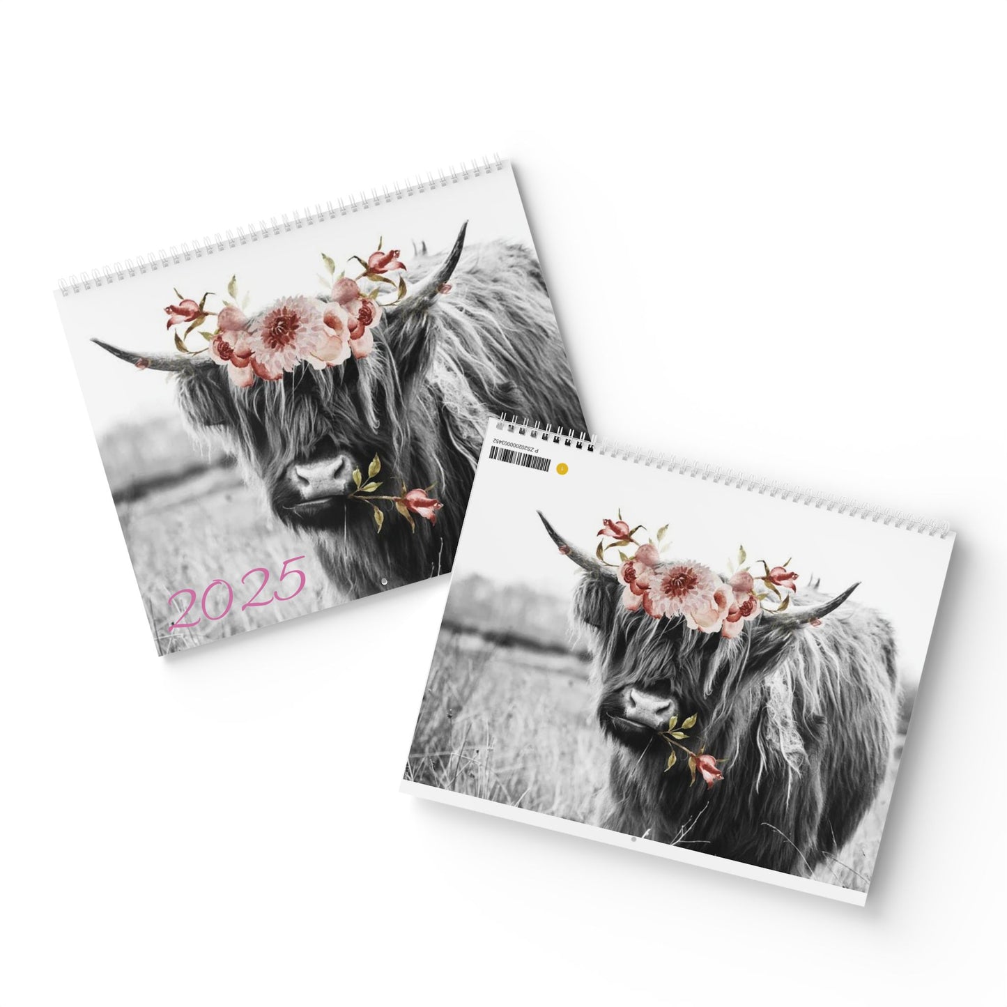 2025 Highland Cow Calendar - Beautiful Scottish Highland Cattle Photos for Your Home or Office