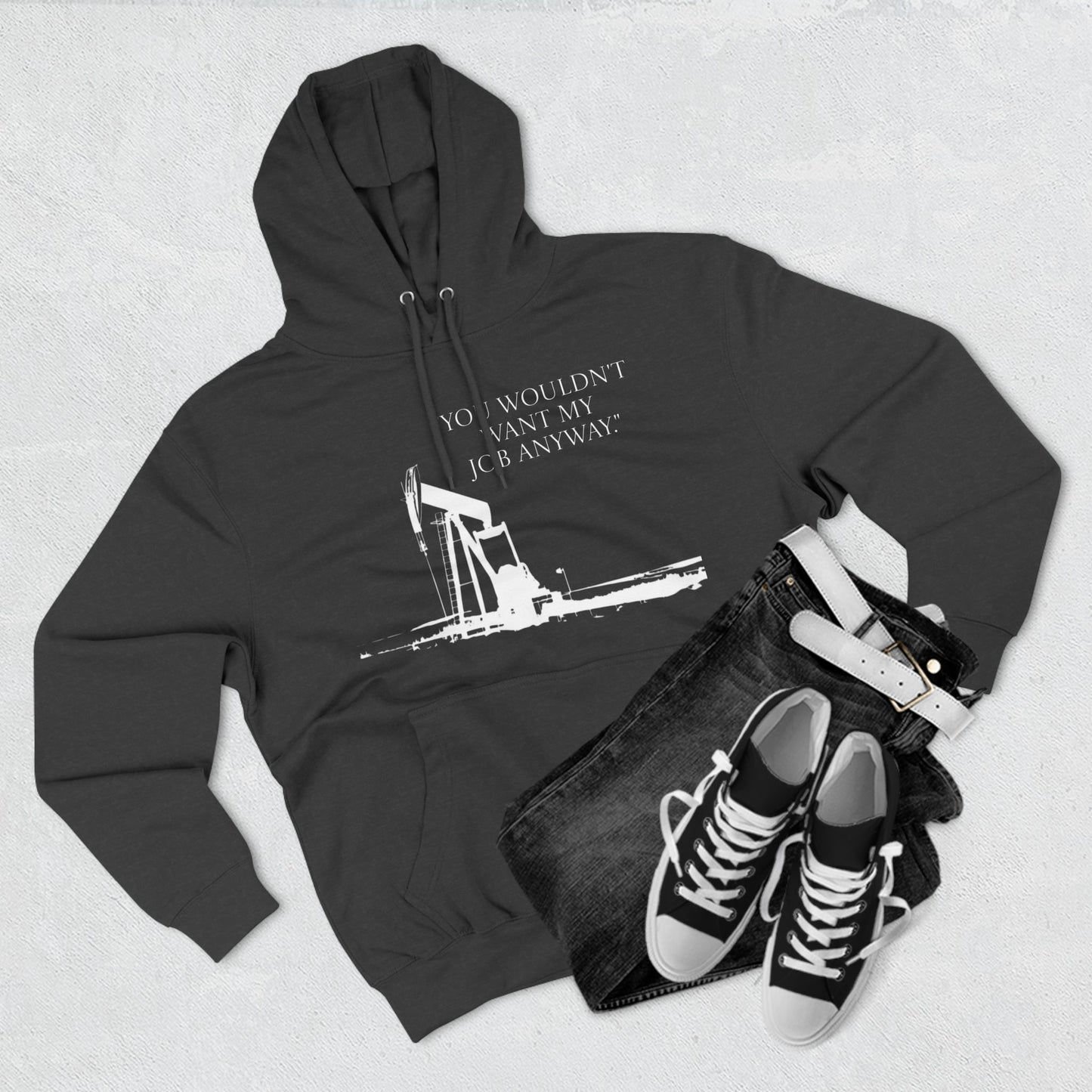 Fleece Hoodie - Oilfield Inspired Design