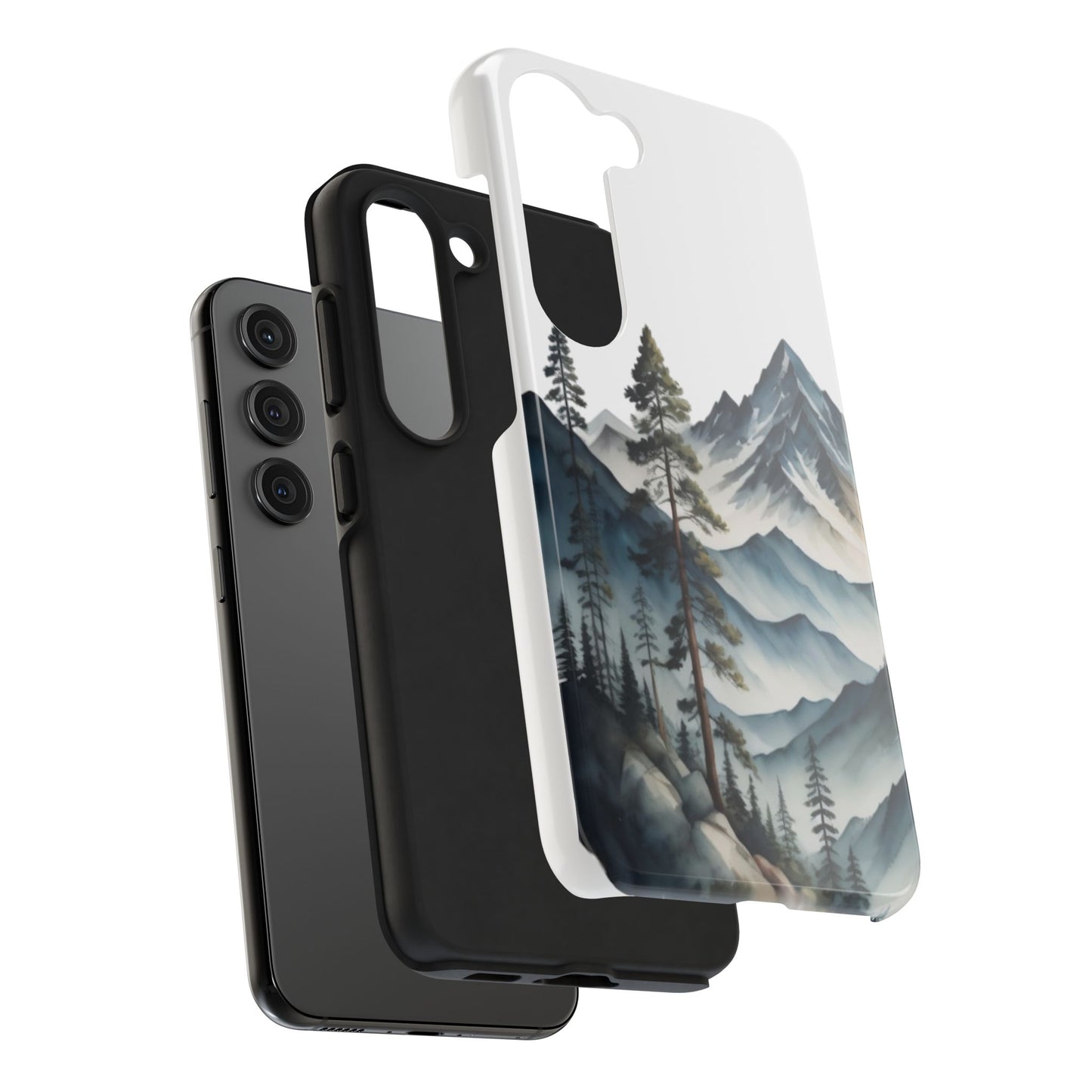 Nature Tough Phone Cases, Mountain and Forest Protective Cover,  Adventure Gift, Wilderness Phone Accessories, Hiking Phone Case,