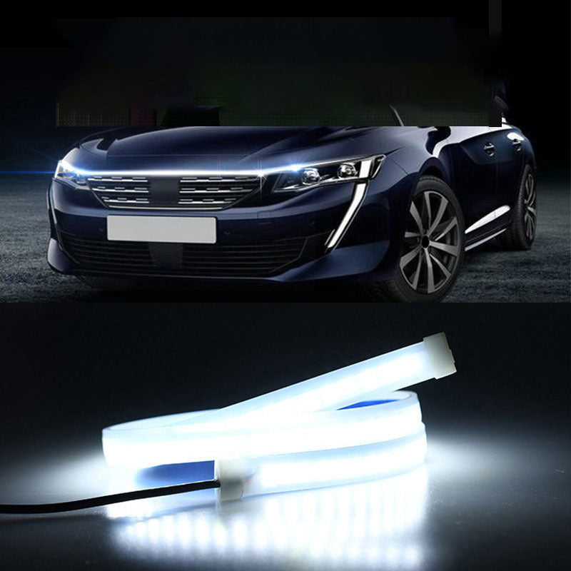 Automotive Engine Cover Through The Led Daily Running Screen Gap Atmosphere