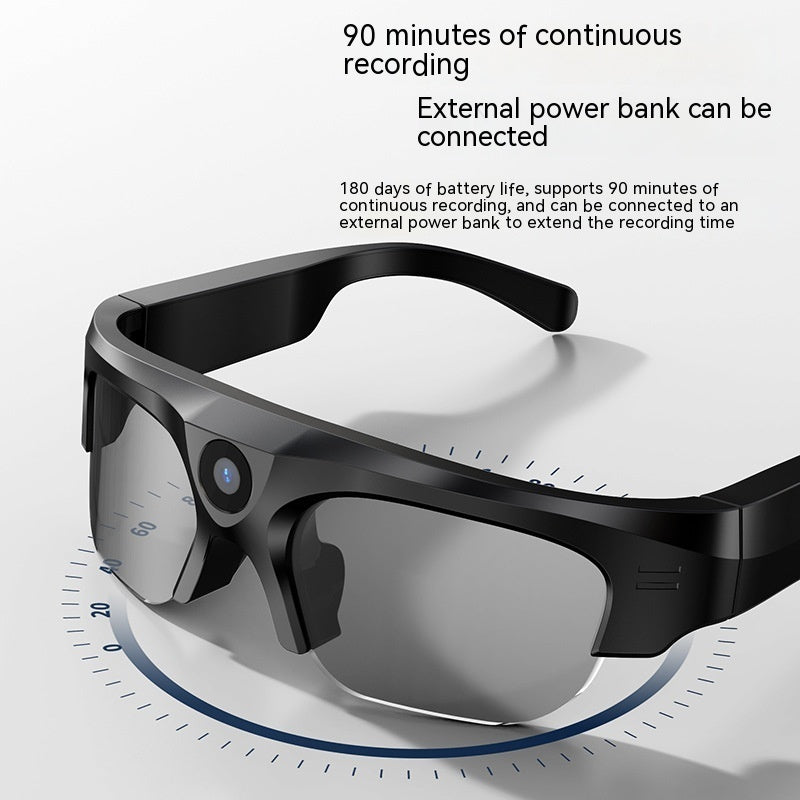 DV Bluetooth Can Call To Listen To Music Sports Shooting Gas Conduction Intelligent Glasses