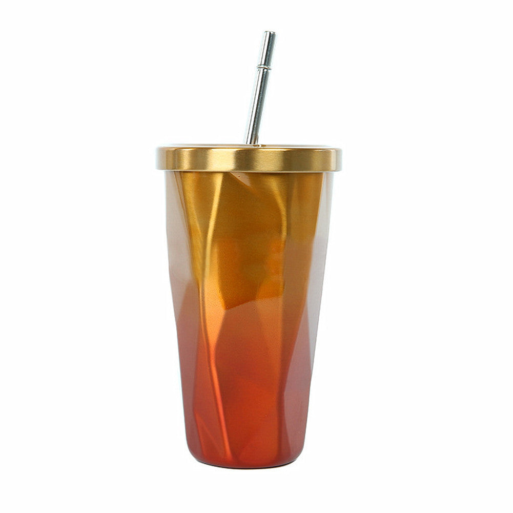 Stainless steel diamond sippy cup portable cup