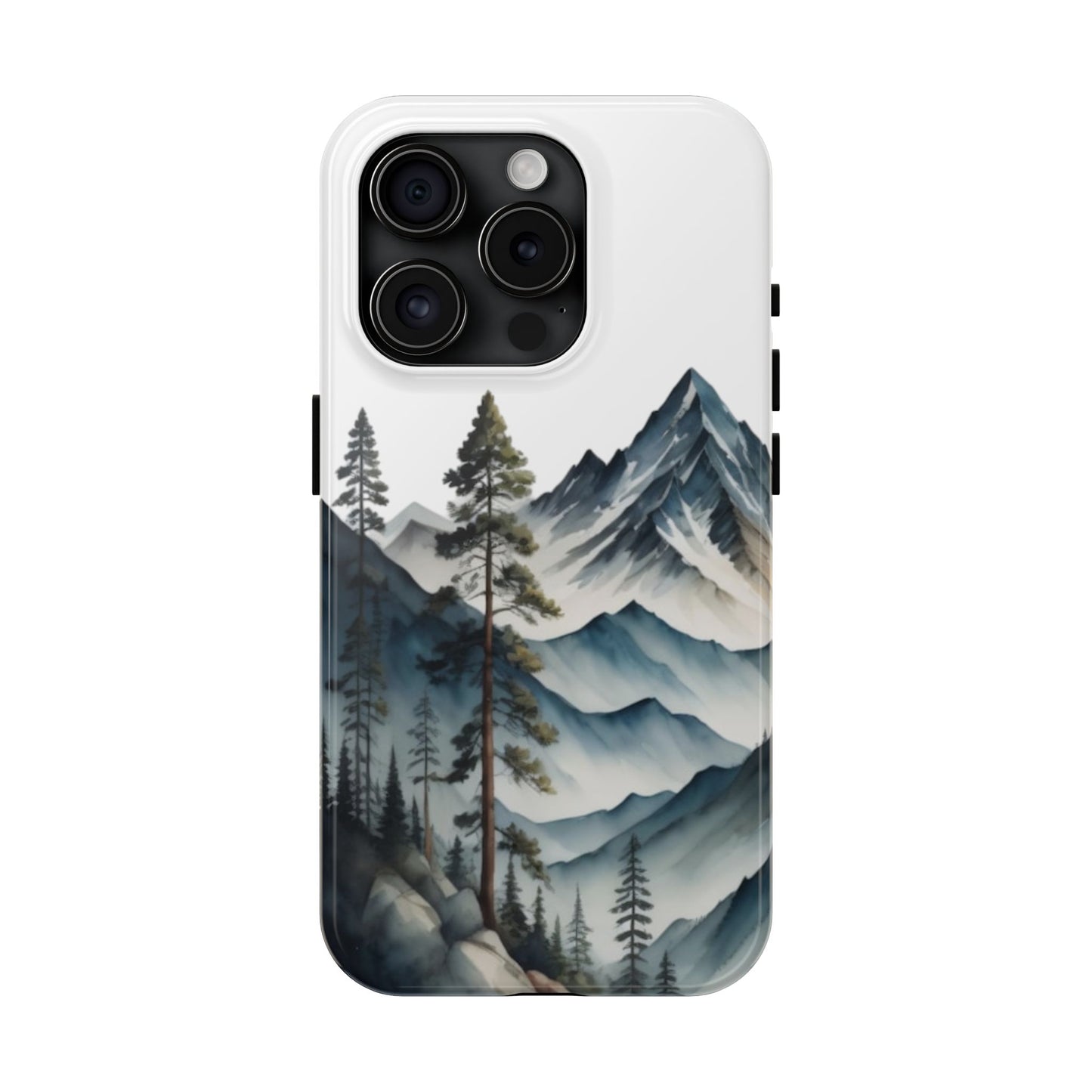 Nature Tough Phone Cases, Mountain and Forest Protective Cover,  Adventure Gift, Wilderness Phone Accessories, Hiking Phone Case,