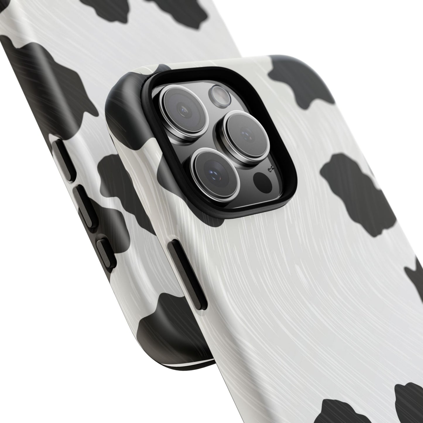 Phone Case, Cow Print Tough Case for iPhone/Samsung, Animal Print Protective Cover, Farmhouse Chic Accessories, Cow Lover Gifts