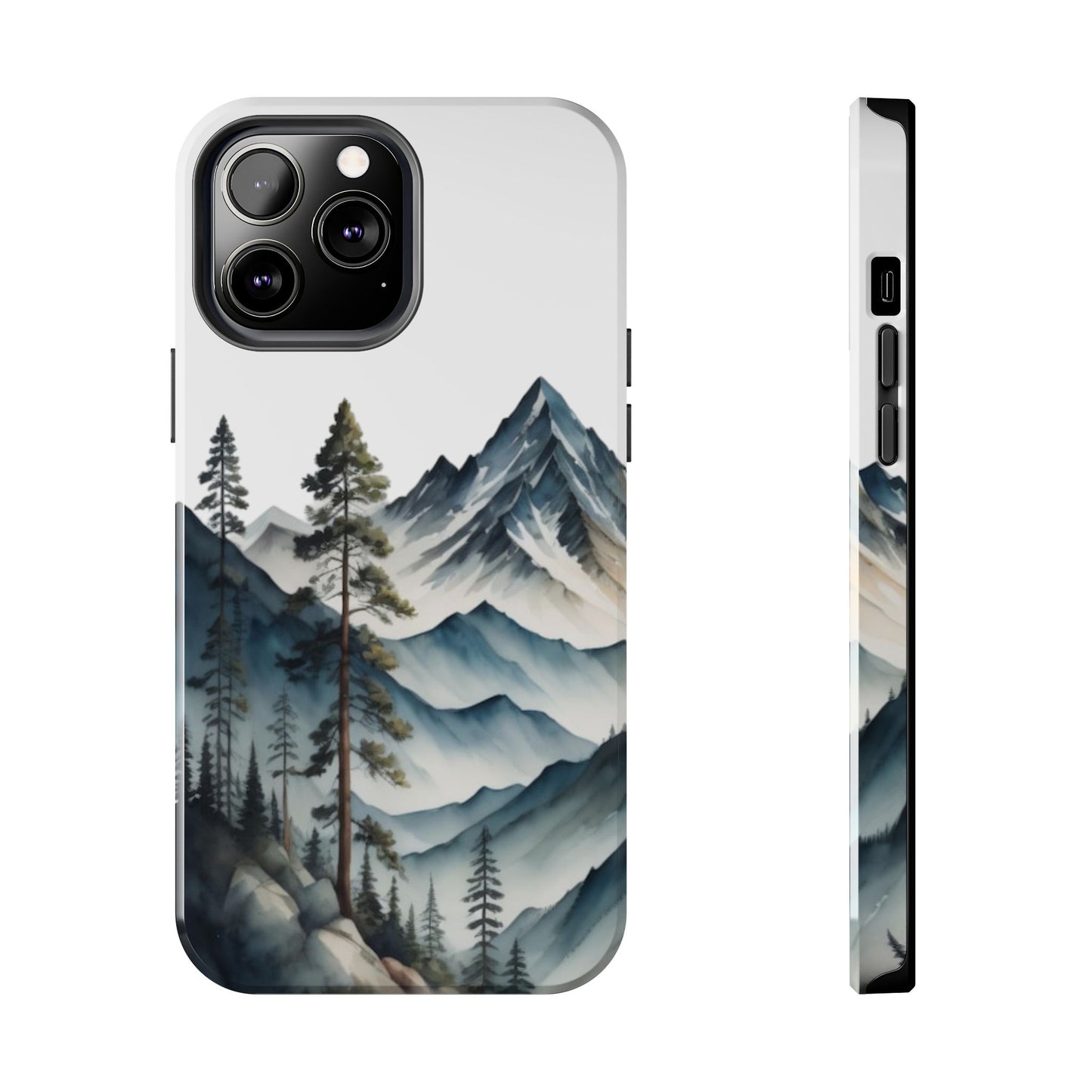 Nature Tough Phone Cases, Mountain and Forest Protective Cover,  Adventure Gift, Wilderness Phone Accessories, Hiking Phone Case,