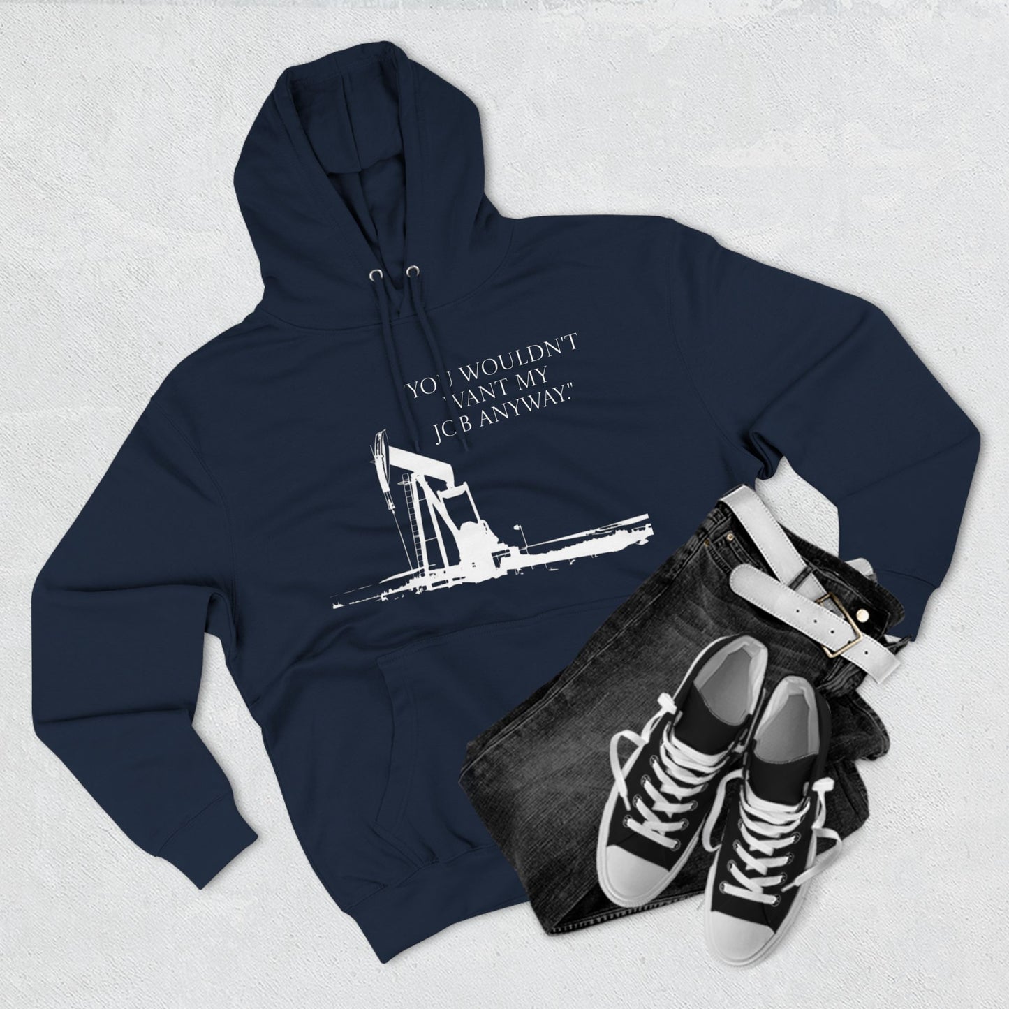 Fleece Hoodie - Oilfield Inspired Design