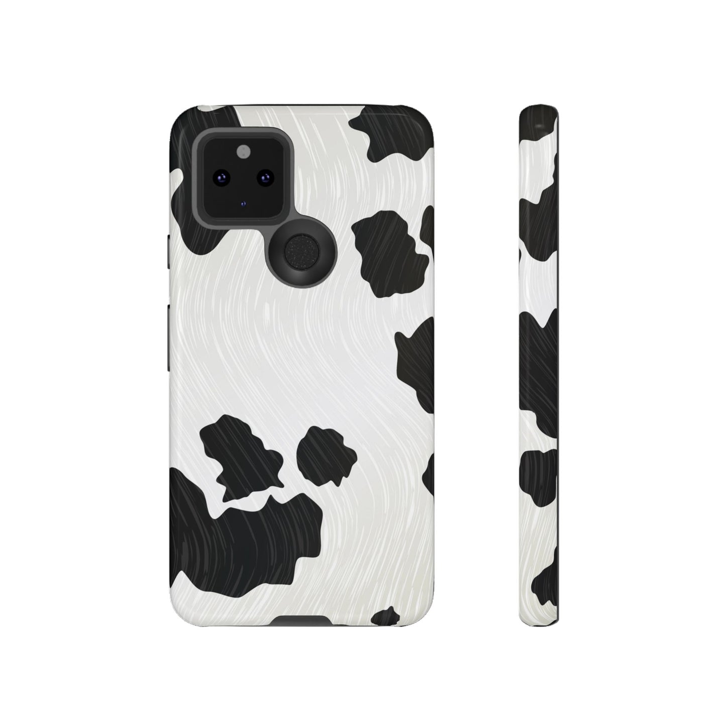 Phone Case, Cow Print Tough Case for iPhone/Samsung, Animal Print Protective Cover, Farmhouse Chic Accessories, Cow Lover Gifts