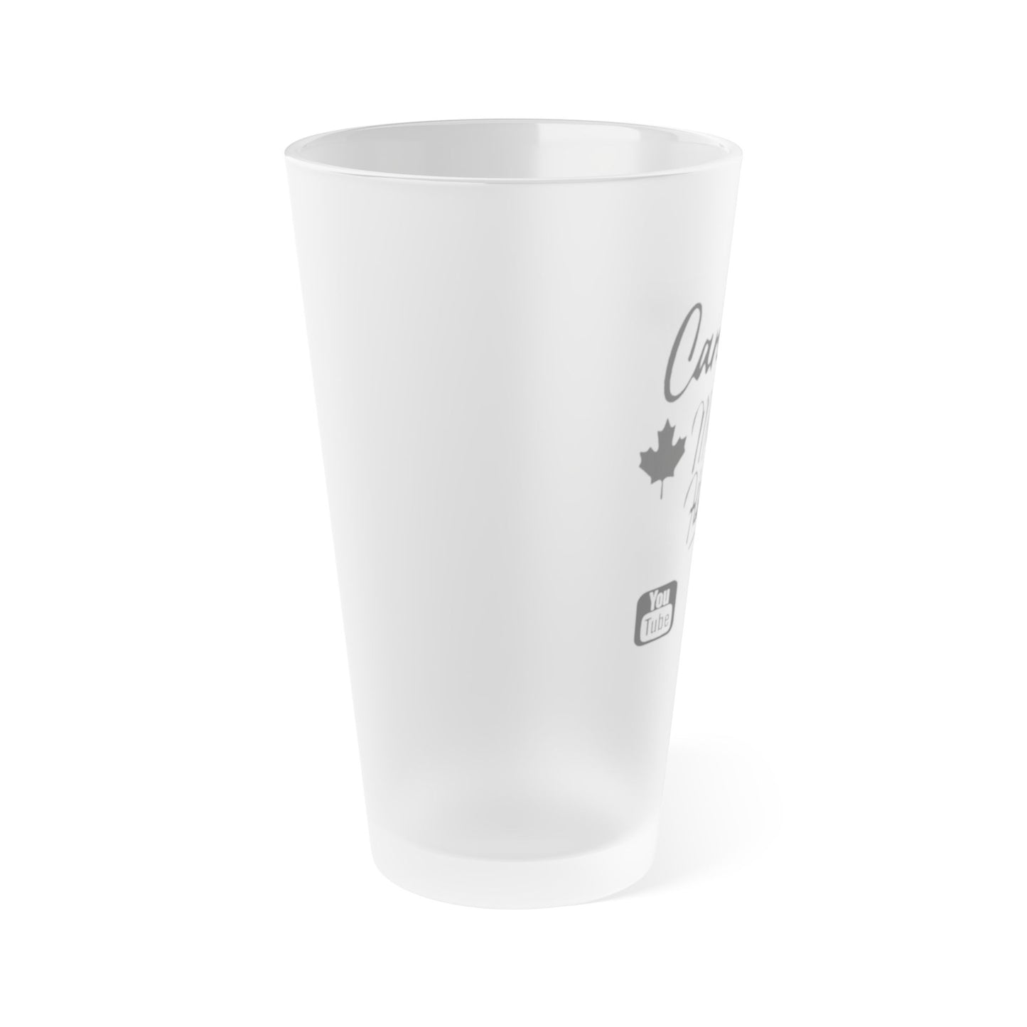 Frosted Pint Glass, 16oz