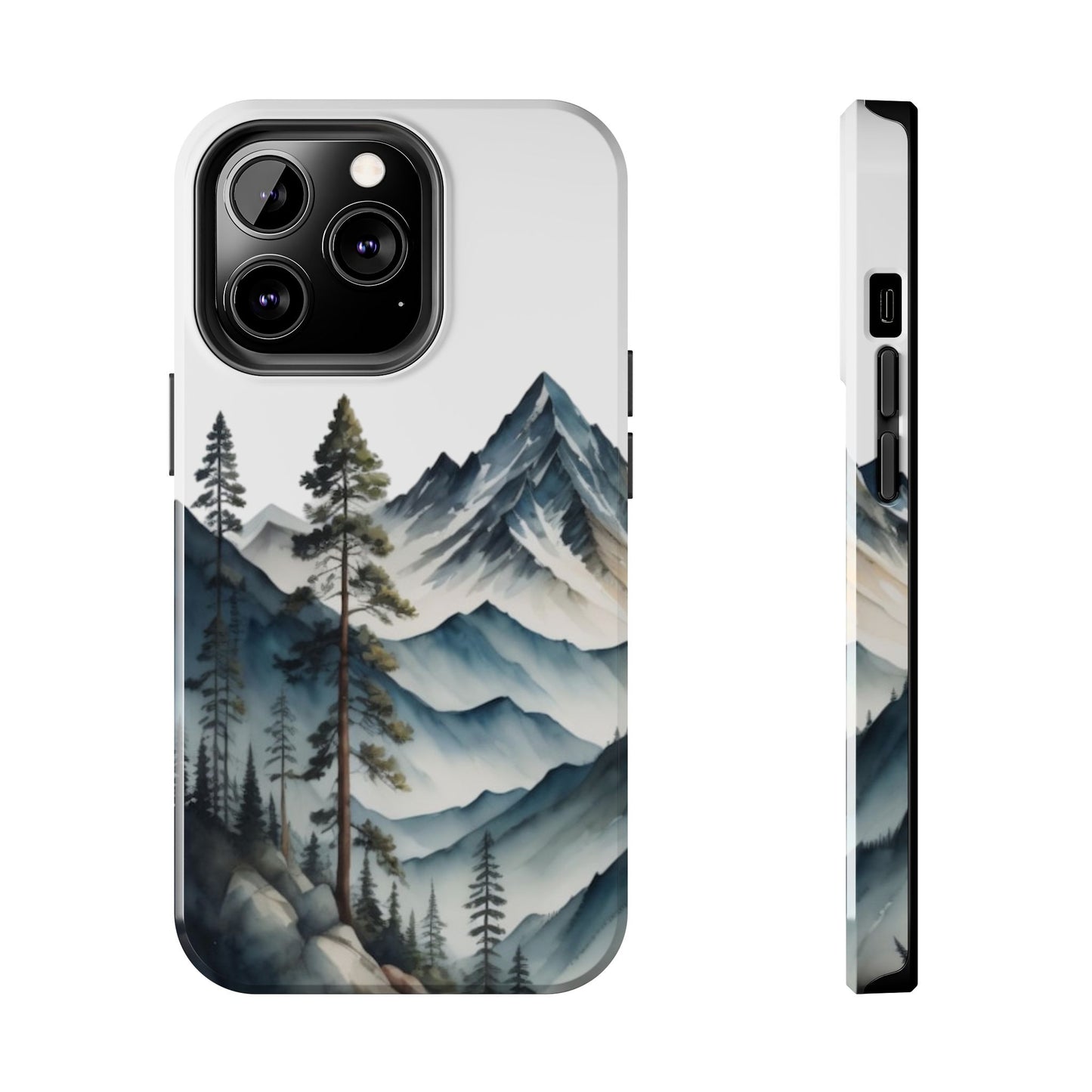 Nature Tough Phone Cases, Mountain and Forest Protective Cover,  Adventure Gift, Wilderness Phone Accessories, Hiking Phone Case,