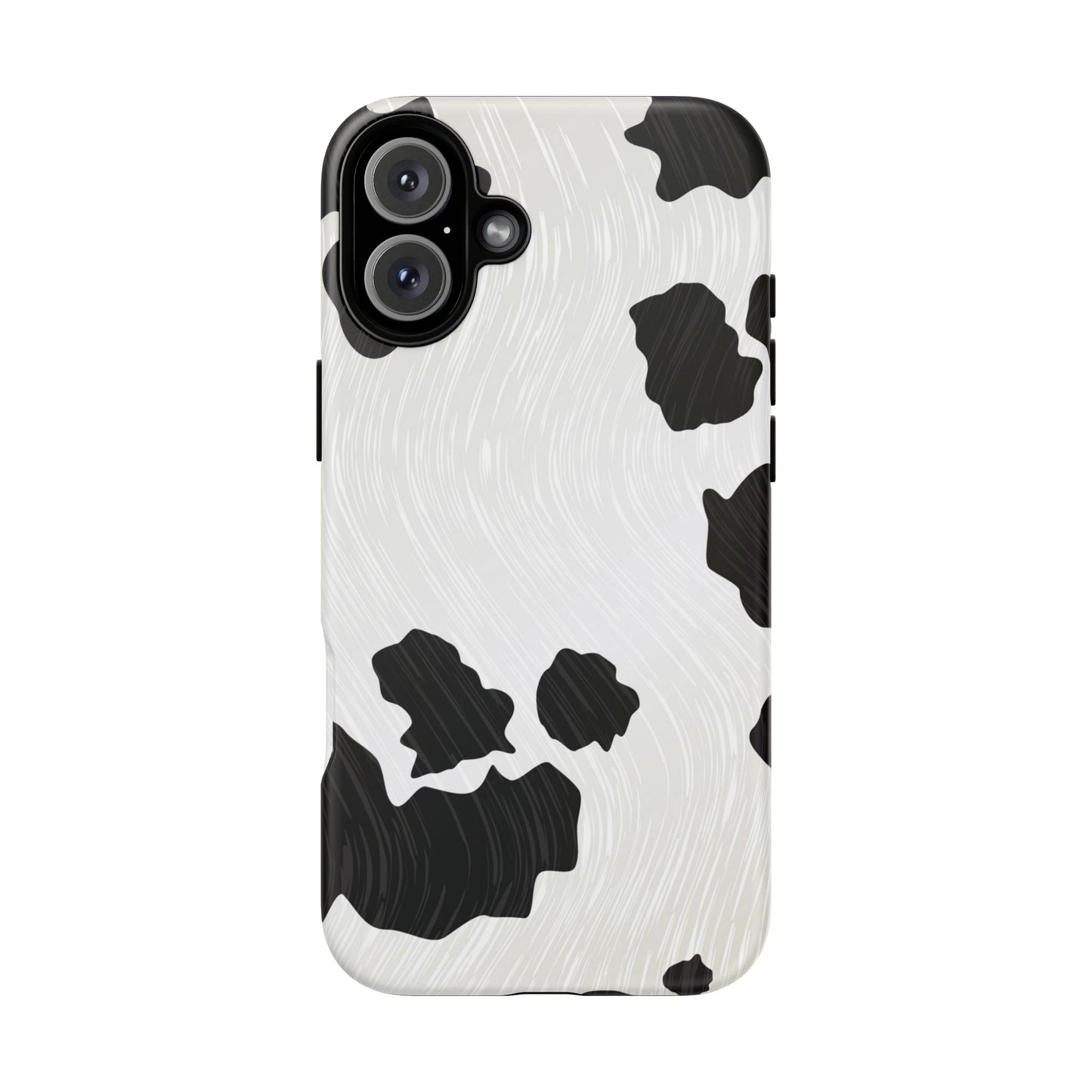 Phone Case, Cow Print Tough Case for iPhone/Samsung, Animal Print Protective Cover, Farmhouse Chic Accessories, Cow Lover Gifts