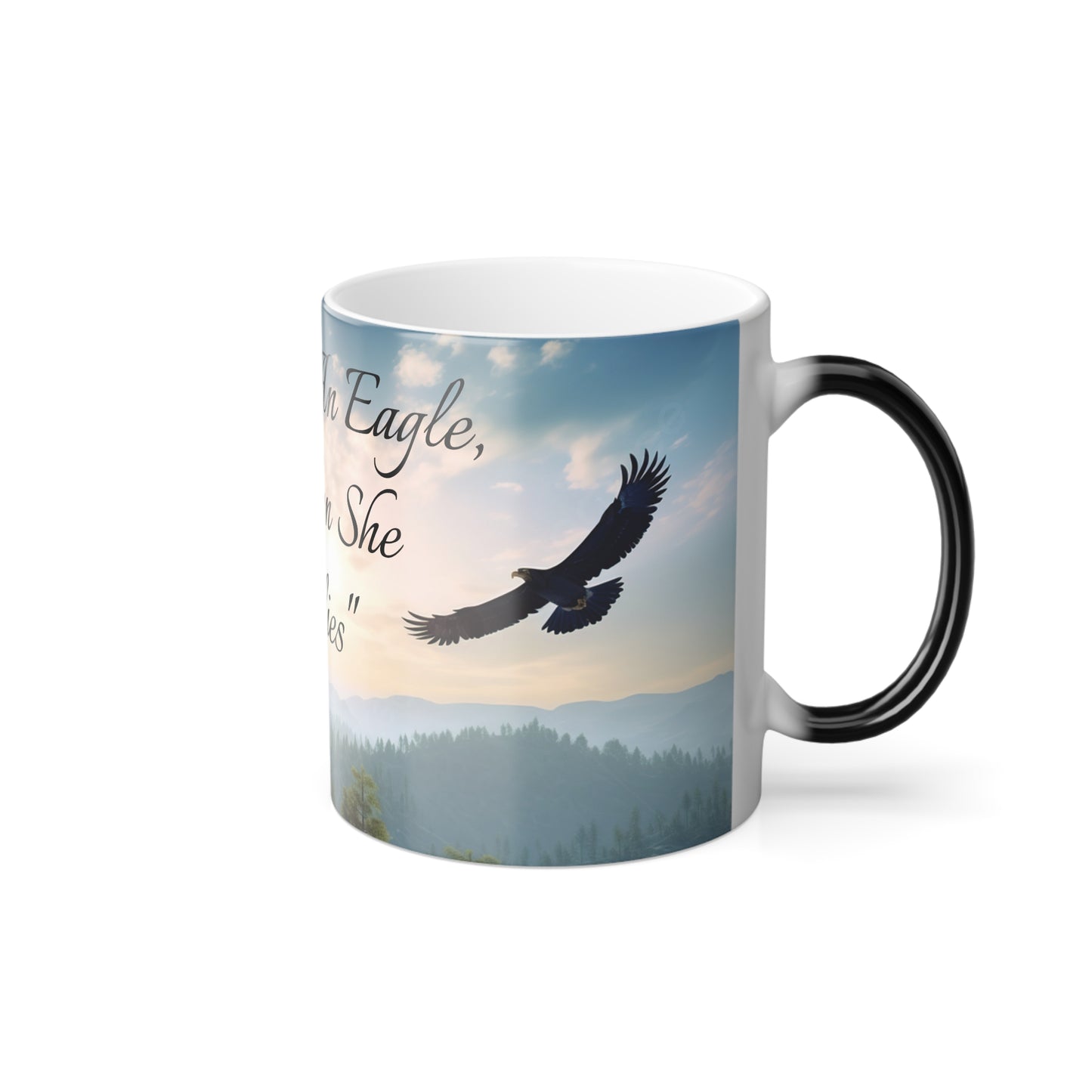 Copy of Inspiration To Spread Your Wings And Fly - Color Morphing Mug, 11oz