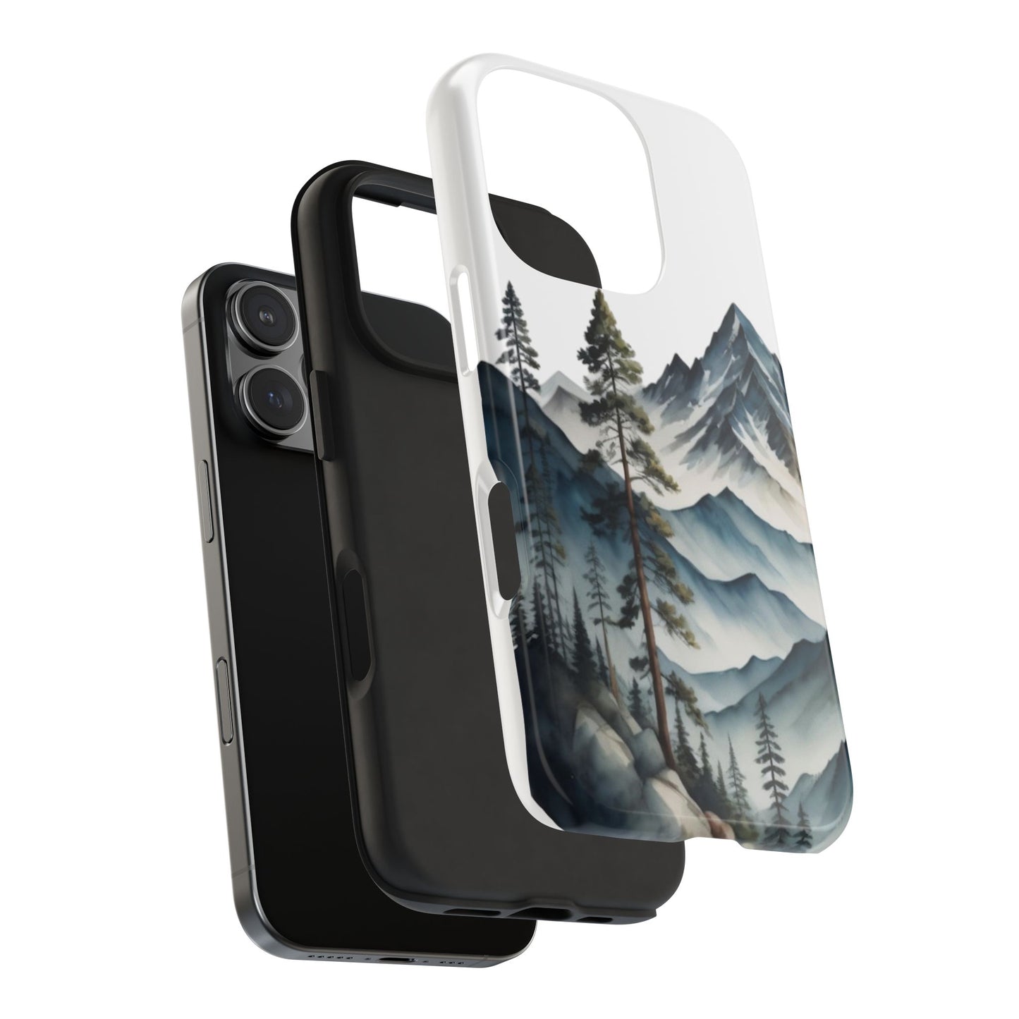 Nature Tough Phone Cases, Mountain and Forest Protective Cover,  Adventure Gift, Wilderness Phone Accessories, Hiking Phone Case,