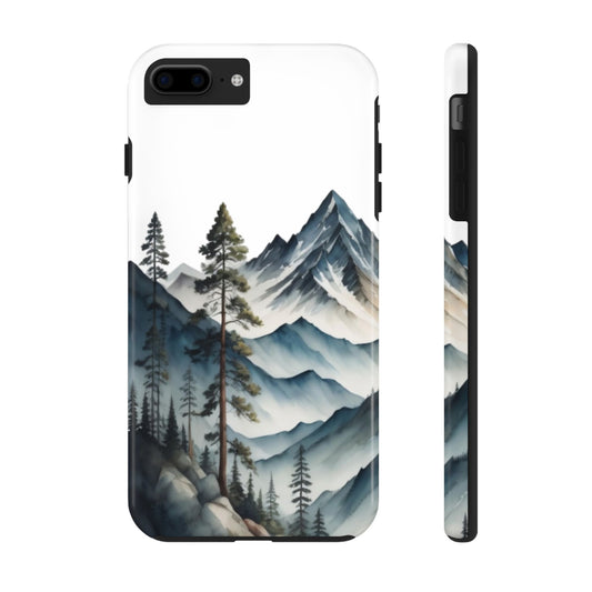 Nature Tough Phone Cases, Mountain and Forest Protective Cover,  Adventure Gift, Wilderness Phone Accessories, Hiking Phone Case,