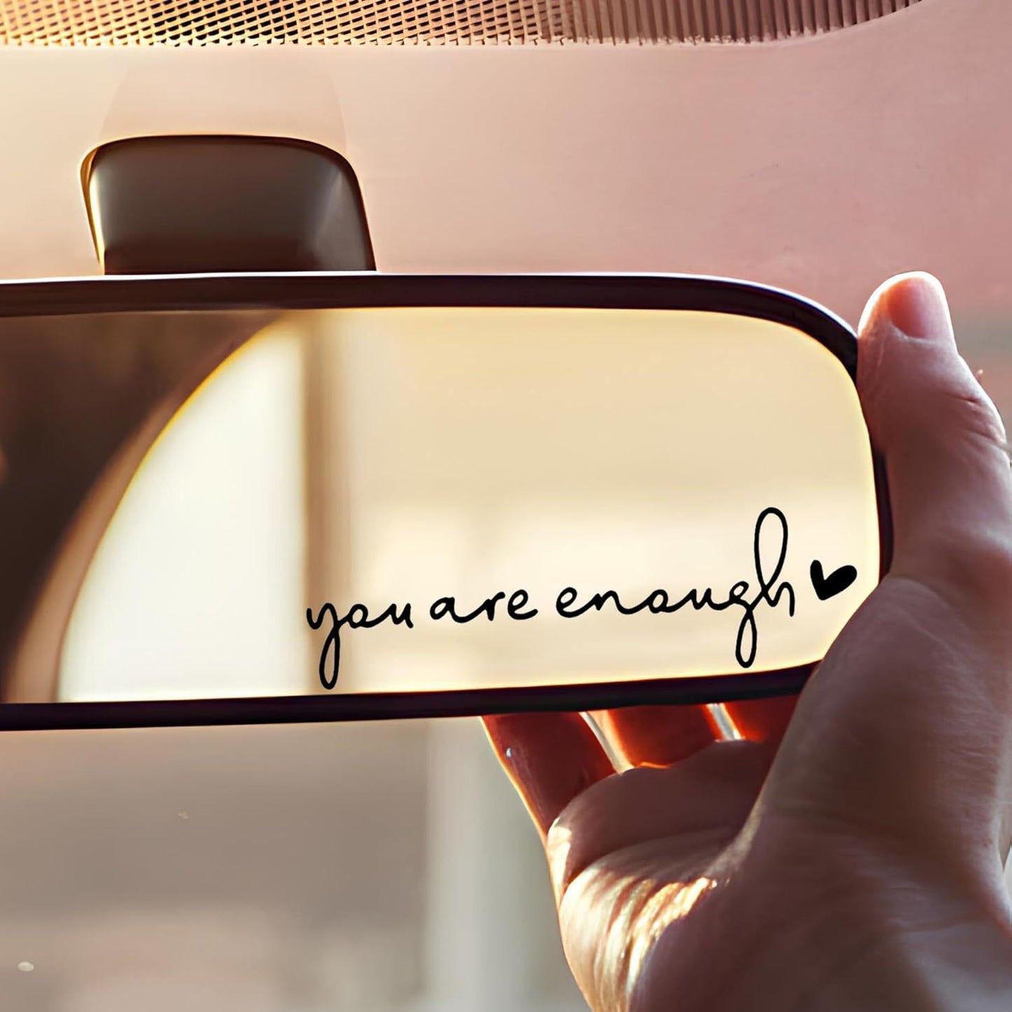 Hello Beautiful Car Rearview Mirror Stickers