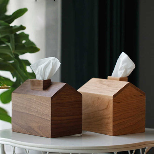 Tissue Box Wooden Simple Creative Cute Paper Simple